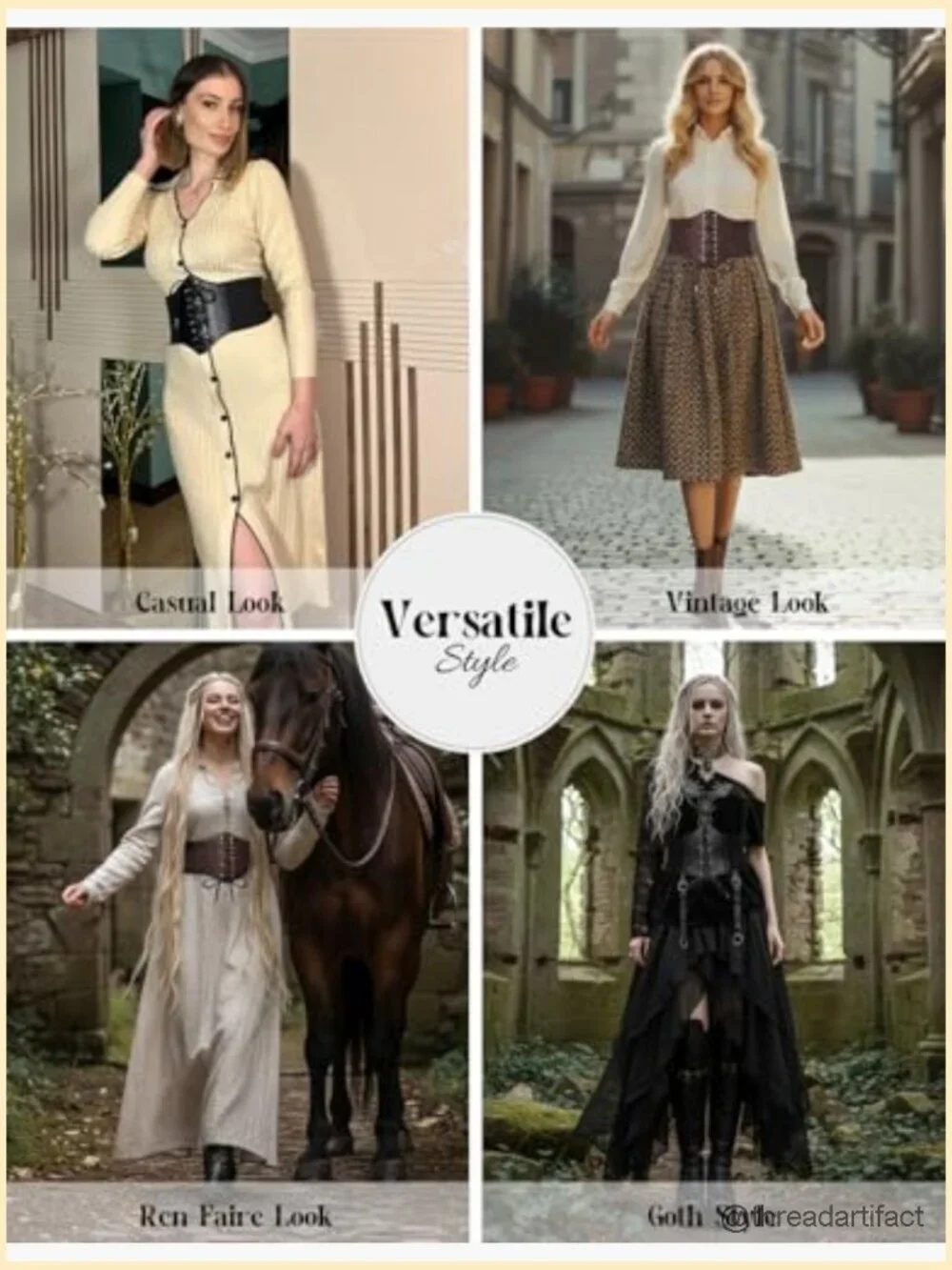 Lace-up Cinch Belt Corset Elastic Waist Belt Shapewear